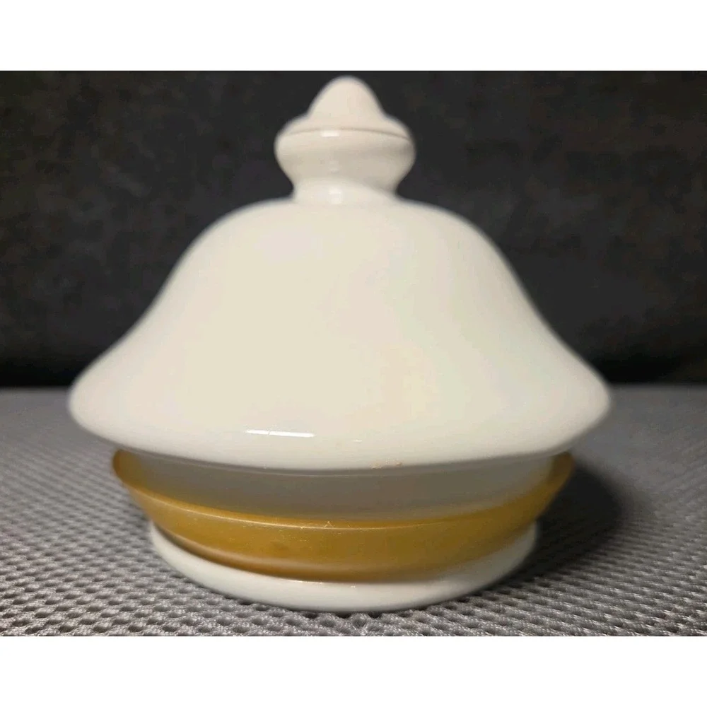 Vntg Ceramic Lidded Canister White With Rose Design 10 In Tall